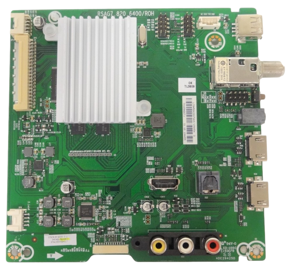194455 Hisense Main Board, 194454, LTDN50K2207WUS, RSAG7.820.6400