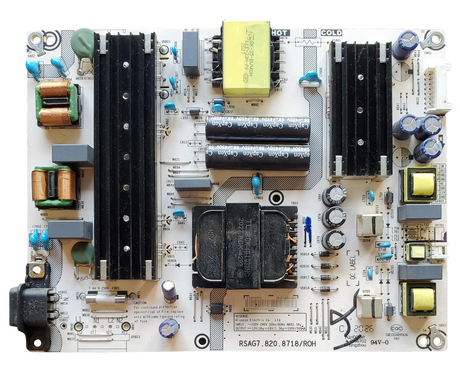 268096 ONN Power Supply Board, RSAG7.820.8718/ROH, E166702, HLL-4365WU, 100021261