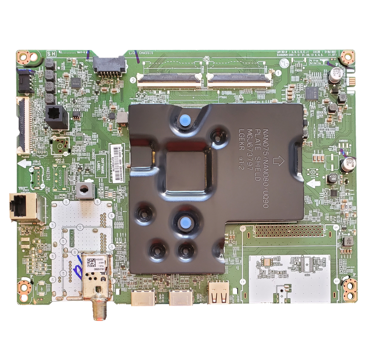 EBU67044903 LG Main Board, EAX69581205(1.0), 50UQ8000AUB, 50UQ7070AUB