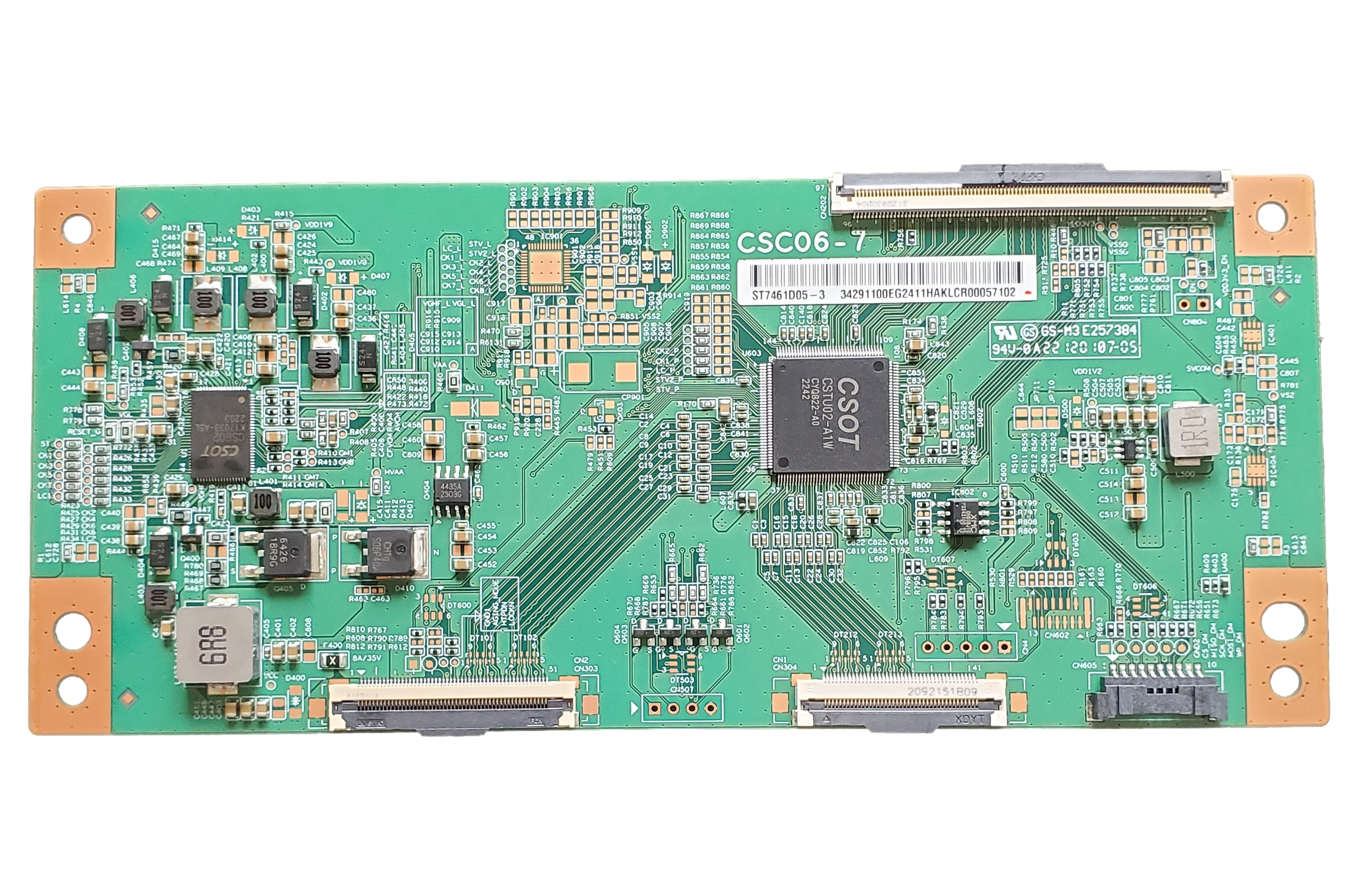 ST7461D05-3 TCL T-Con, 34291100E, CSC06-7, 75QM850G, 75Q750G – TV