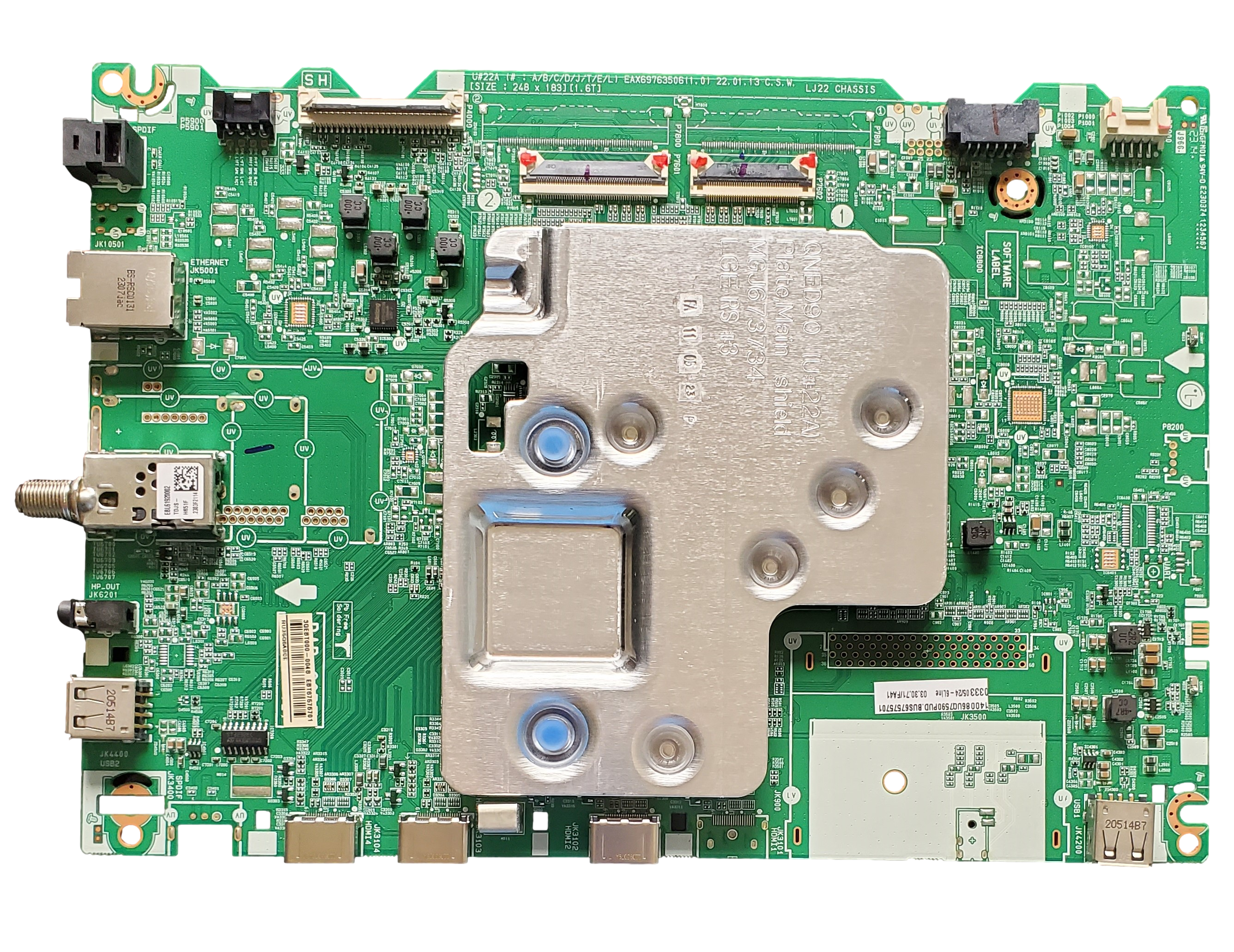 EBT67575701 LG Main Board, EAX69763506(1.0), BUSFFKR, 86UQ7590PUD