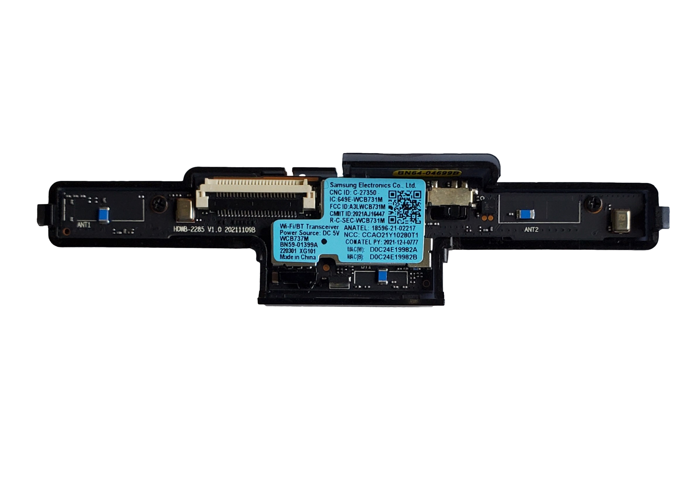 BN59-01399A Samsung Wifi Board, BN64-04699B, QN50QN90BAFXZA