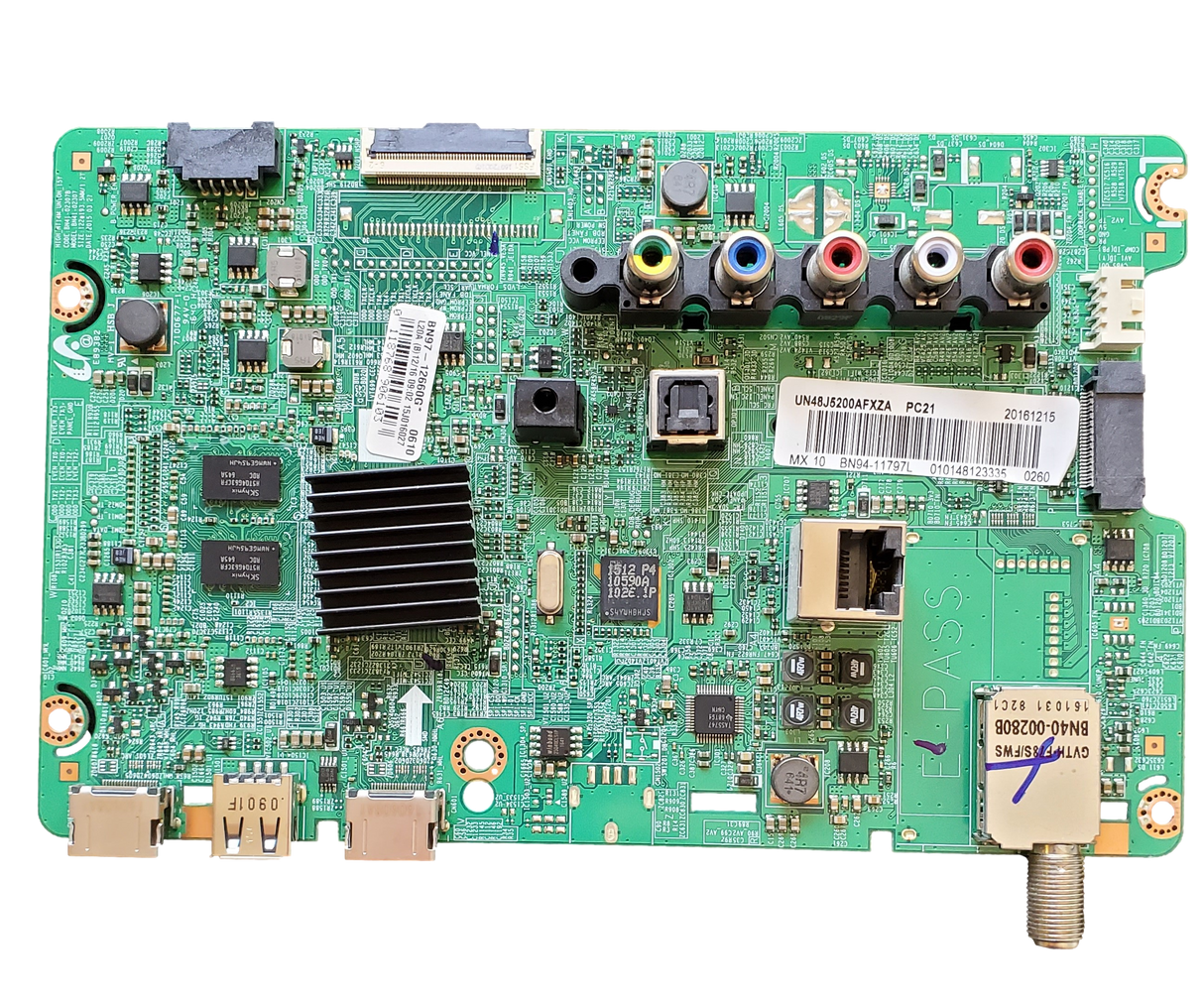 BN94-11797L Samsung Main Board, BN97-12660G, UN48J5200AFXZA, UN48J5200AF