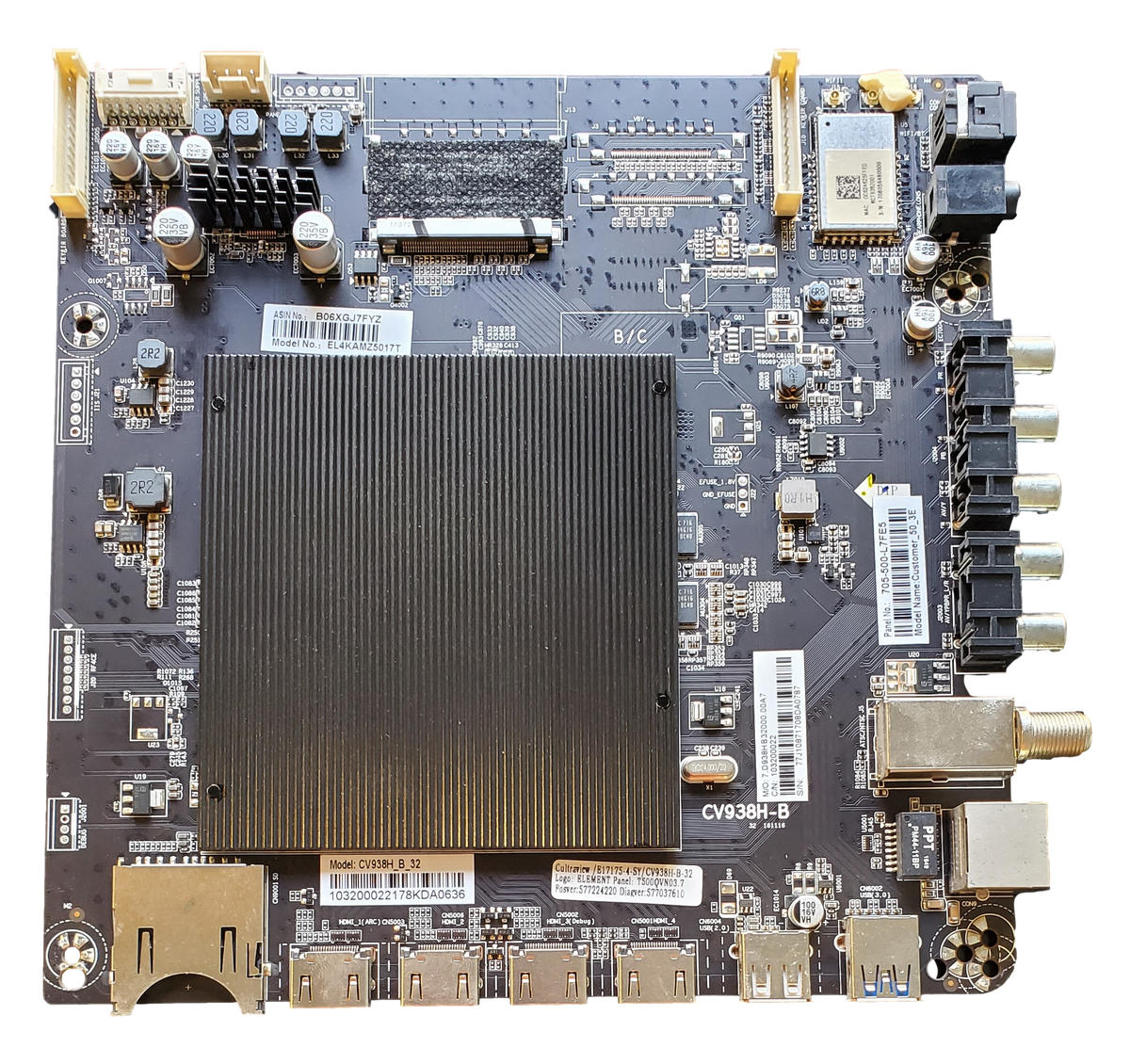 E17175-4-SY Element Main Board, CV938H-B, EL4KAMZ5017T – TV Parts