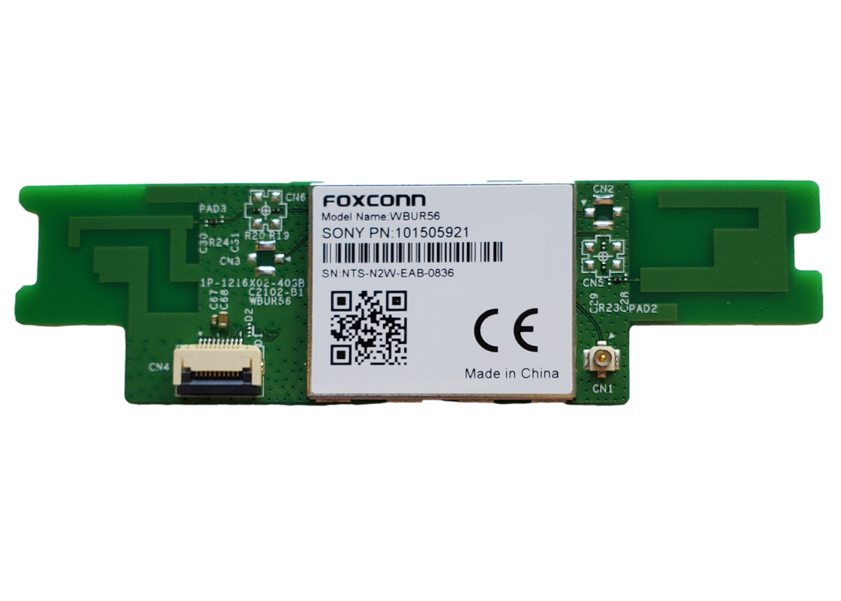 1-015-059-21, Sony Wi-Fi Board, 101505921, WBUR56, XR-77A80J, KD-65X77L, KD-85X77L, KD-55X77L