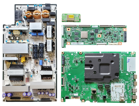 OLED65B2PUA LG TV Repair Parts Kit, EBT66946701 Main Board, EAY65689423 Power Supply, 6871L-4975D T-Con, EAT65167004 Wifi, OLED65B2PUA, OLED65B2PUA.DUSQLJR