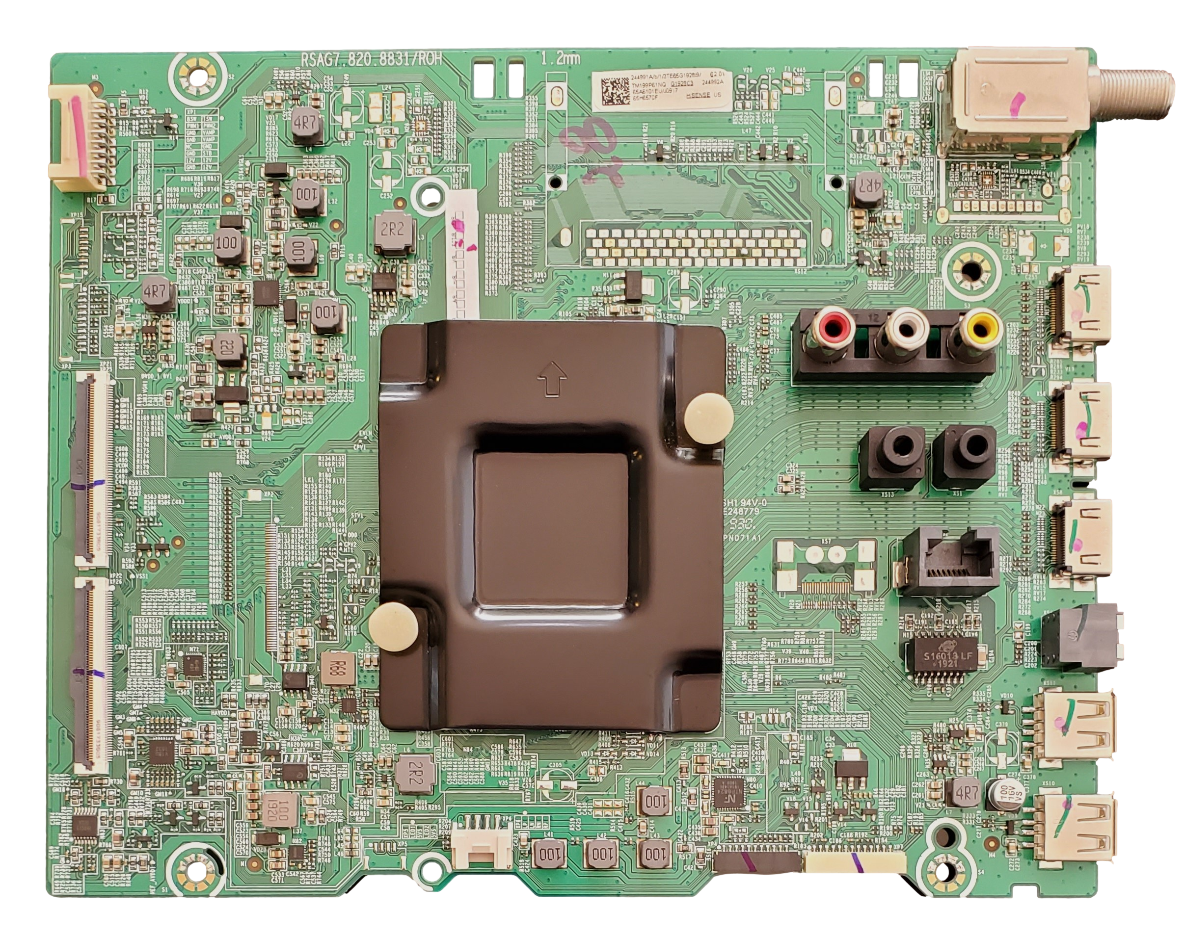 260516 Hisense Main Board, RSAG7.820.8831/ROH, 244991A, 244992A