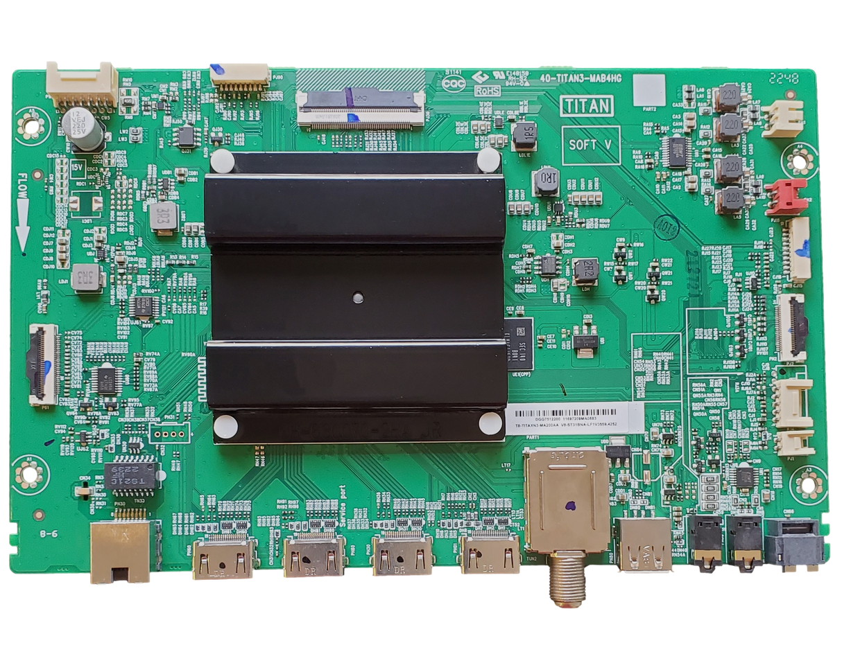 T8-TITAXN3-MA200AA Amazon Main Board, V8-ST31BNA-LF1V3559, 40-TITAN3-MAB4HG, QL50PF601A