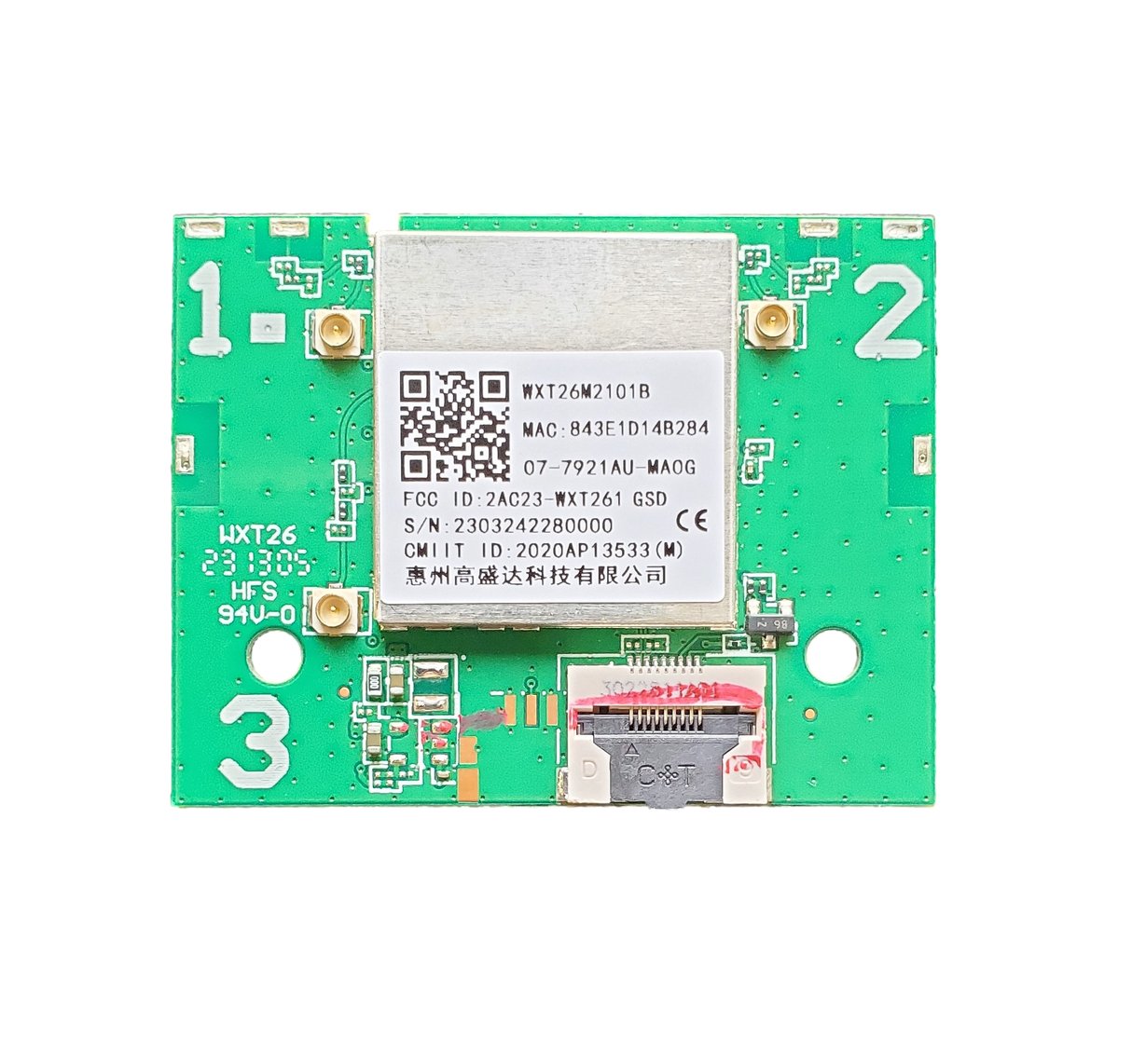 07-7921AU-MA0G TCL Wifi, WXT26M2101B, 98R754