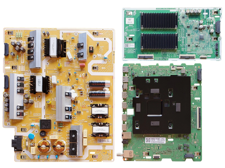 QN65Q80CAFXZA Samsung TV Repair Parts Kit, BN94-18196T Main Board, BN44-01215A Power Supply, BN44-01227A LED Driver Board, BA01, QN65Q80CAFXZA