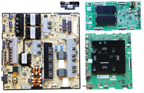 QN75Q80CAFXZA Samsung TV Repair Parts Kit, BN94-18196W Main Board, BN44-01218A Power Supply, BN44-01229A LED Driver, BN59-01449A Wifi, BA01, QN75Q80CAFXZA, QN75Q80CAF