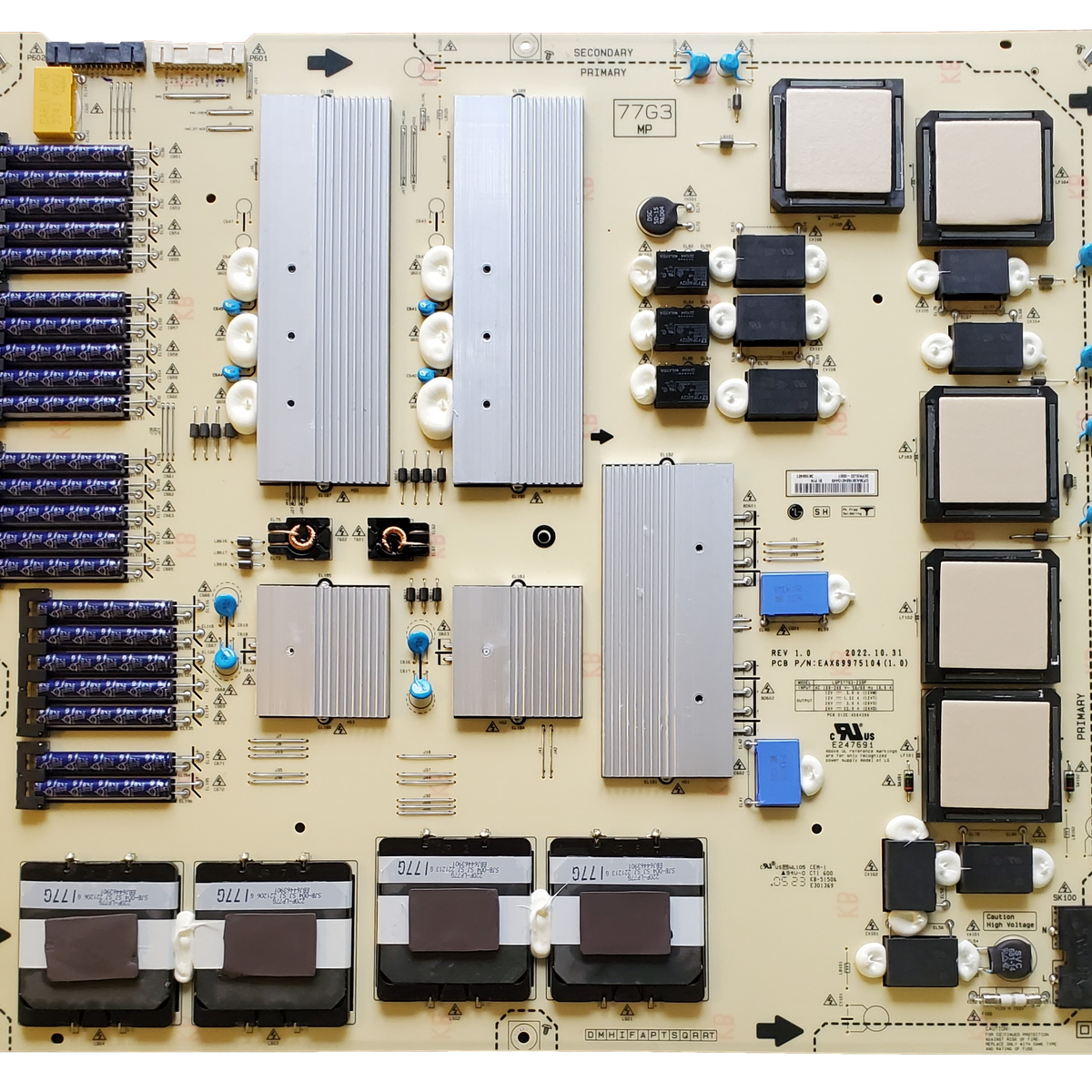 EBR38168401 LG Power Supply Board, EAX69975104 (1.0) LGPS77G323OP, OL