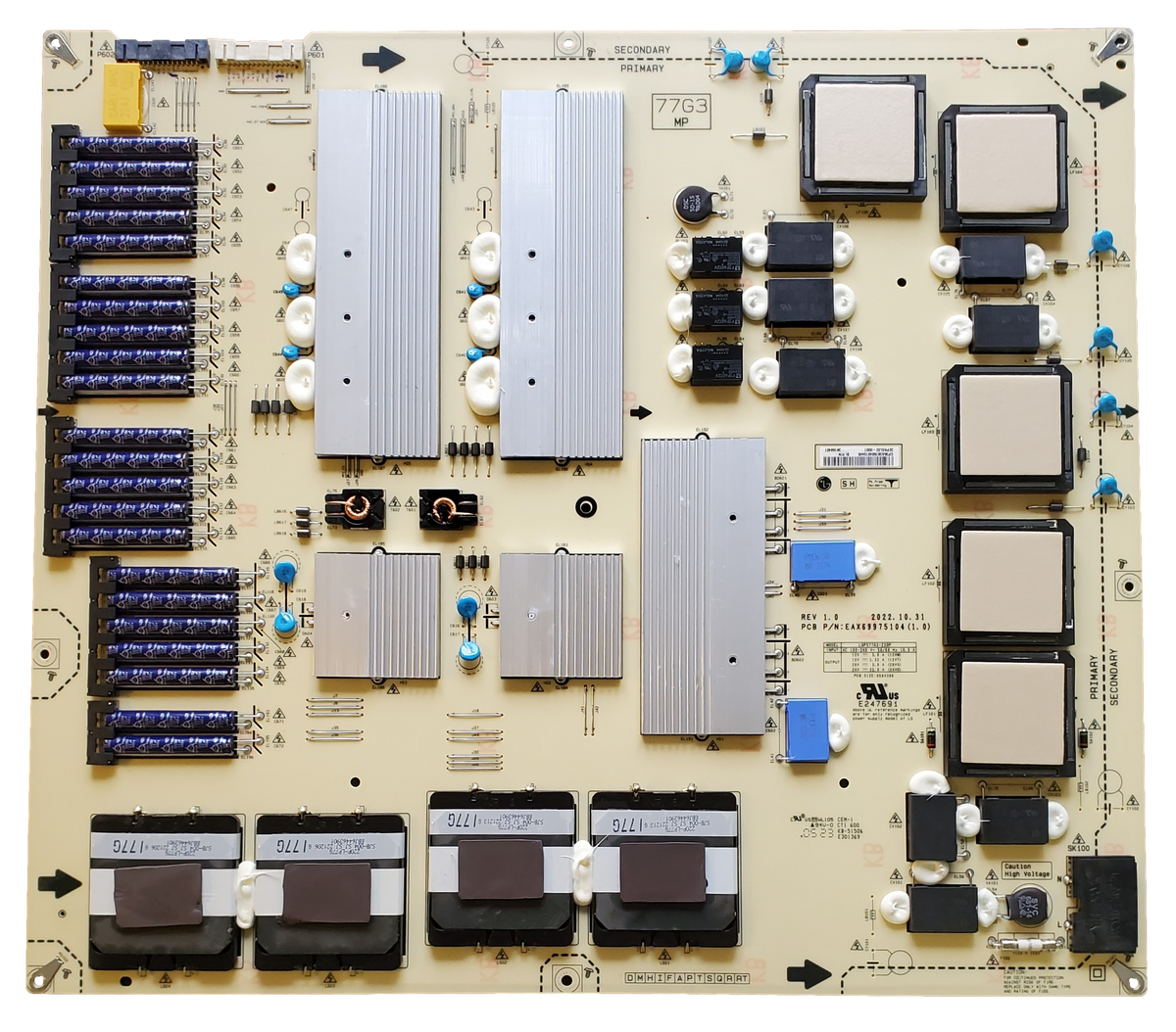 EBR38168401 LG Power Supply Board, EAX69975104 (1.0) EBR38168501