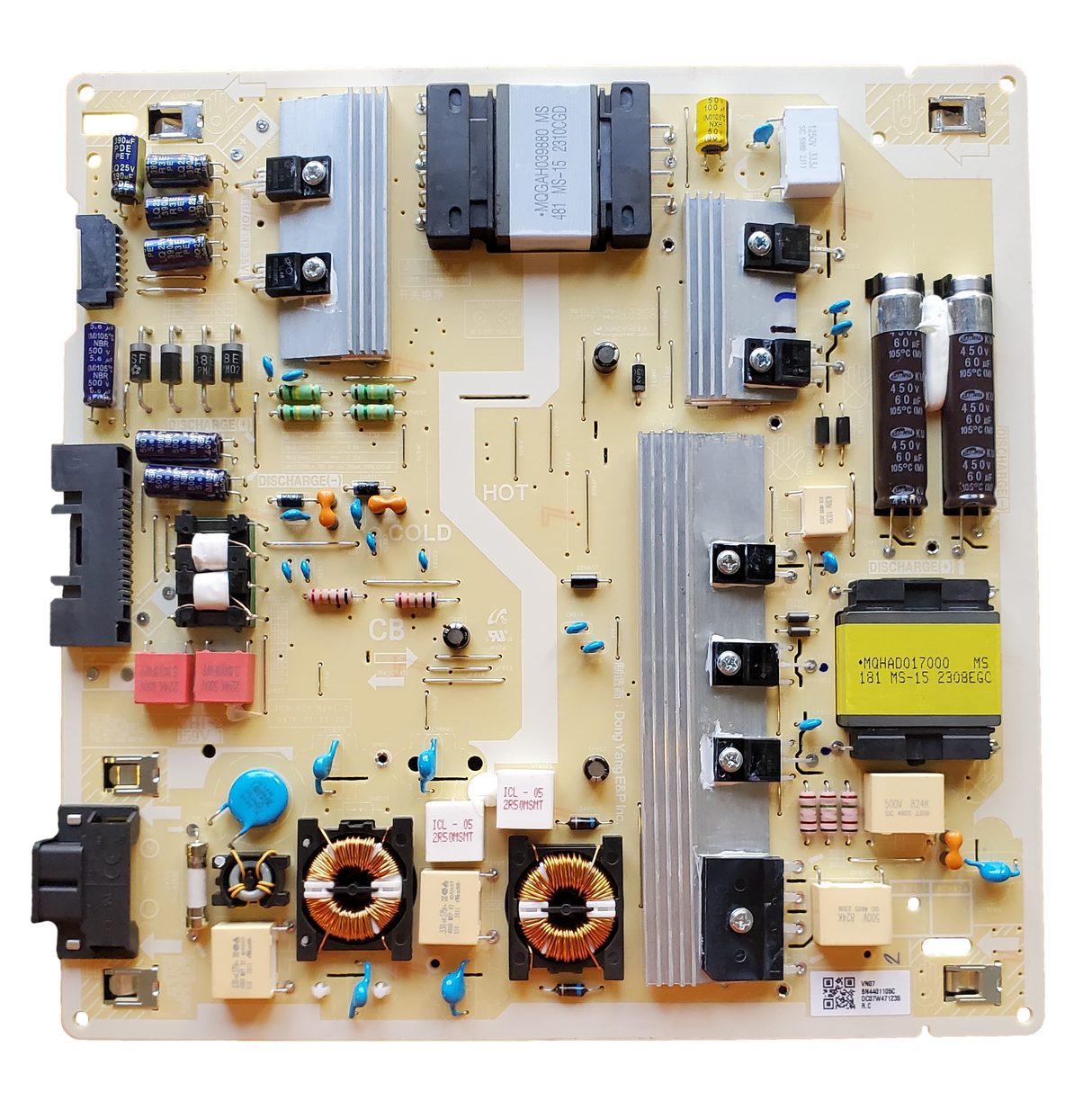 BN44-01105C Samsung Power Supply, BN4401105C, L55E8_BDY, QN55Q70CAF, QN55Q70CAFXZA