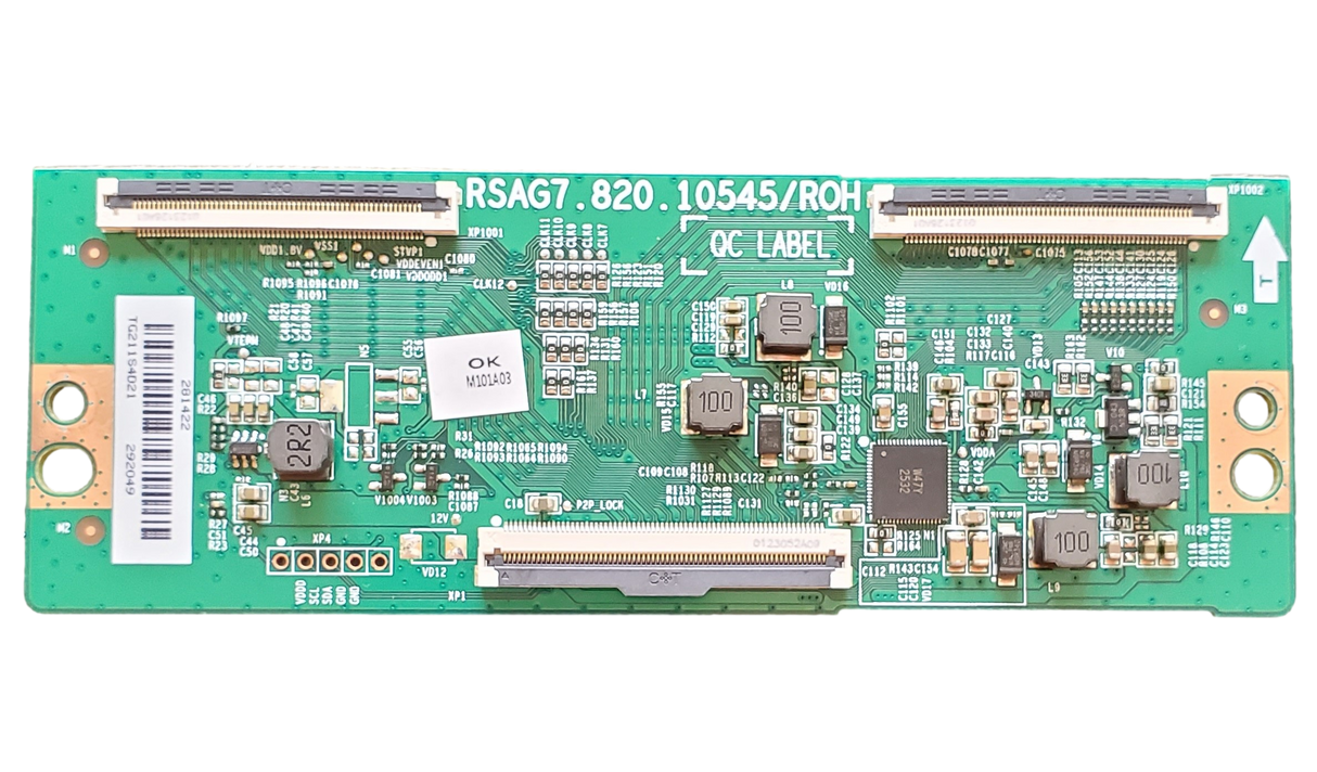 281422 Hisense T-Con Board, 281422, RSAG7.820.10545/ROH VER.A, TG211T72K2, 292049 , 43A6G