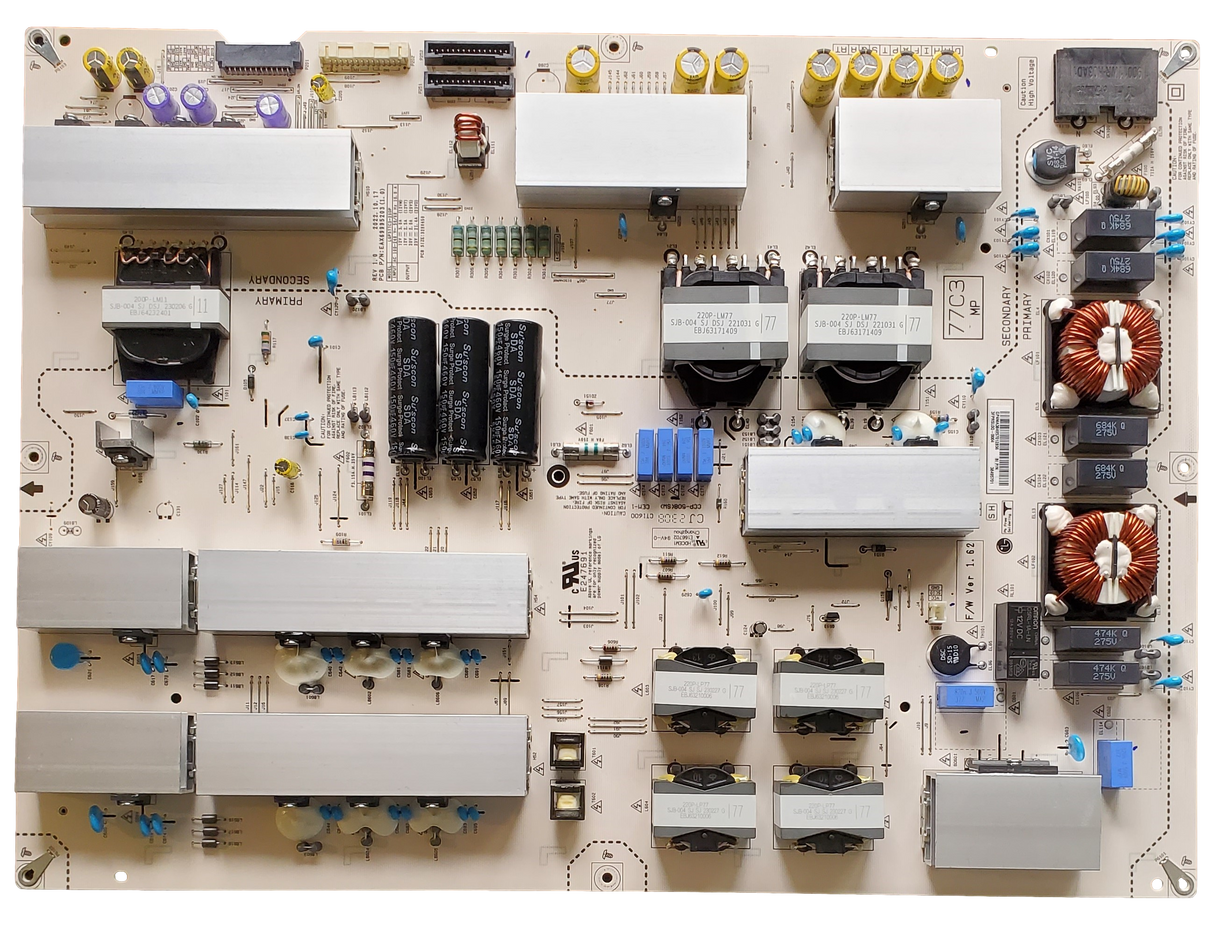 EAY38495701 LG Power Supply, EAX69995203(1.0), LGPS77C3-230P, OLED77C3PUA, OLED77C3AUA