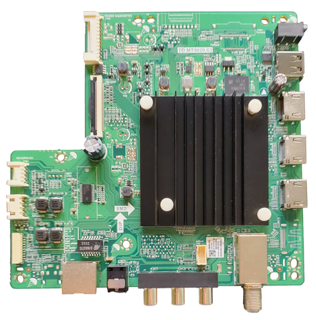 3643-5682-0395 INSIGNIA Main Board,  REV F, 098009002130, 0980-0900-2130, TD.MT9020.63 , NS-43F301NA22