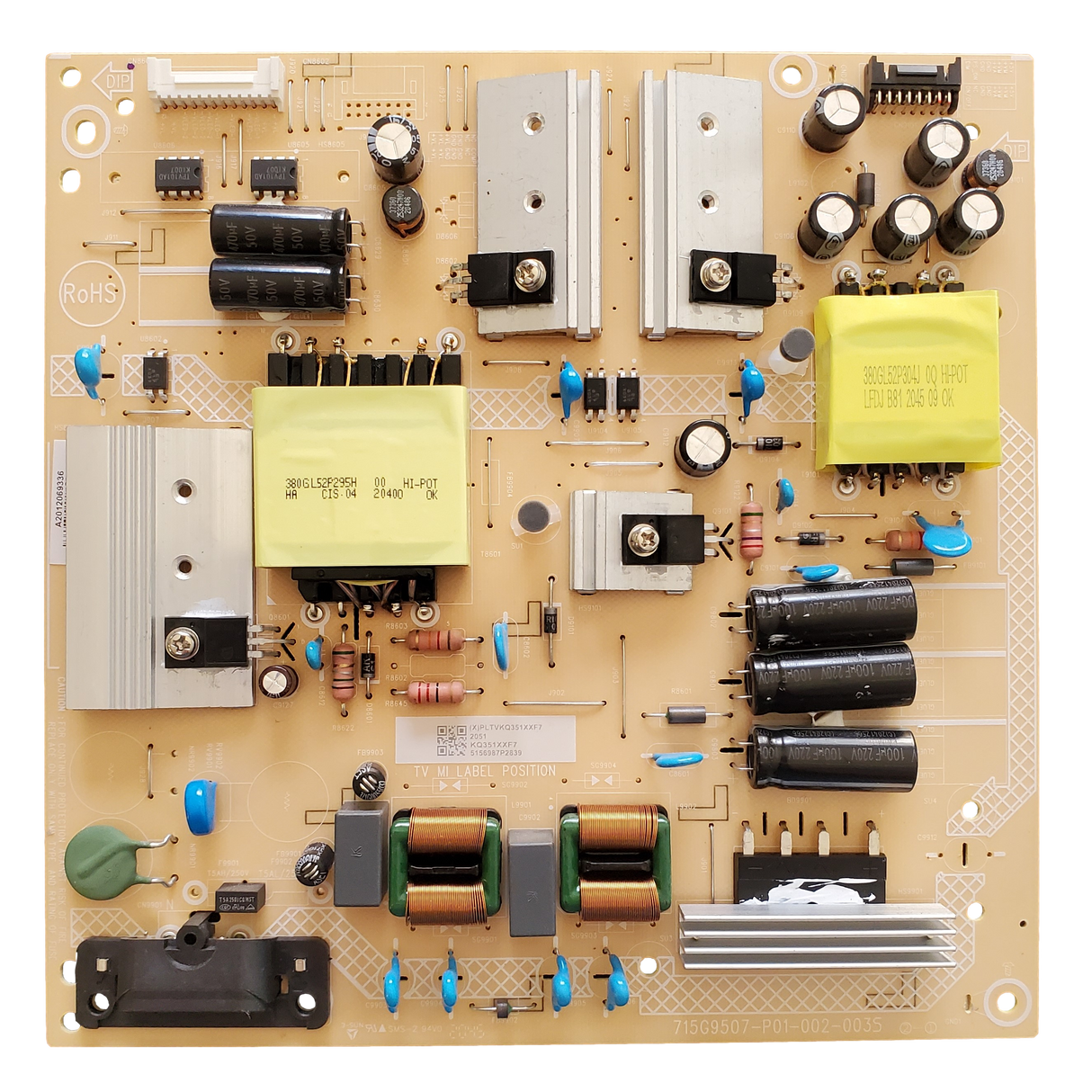 PLTVKQ351XXF7, Insignia Power Supply Board, 715G9507-P01-002-003S, NS-43DF710NA21