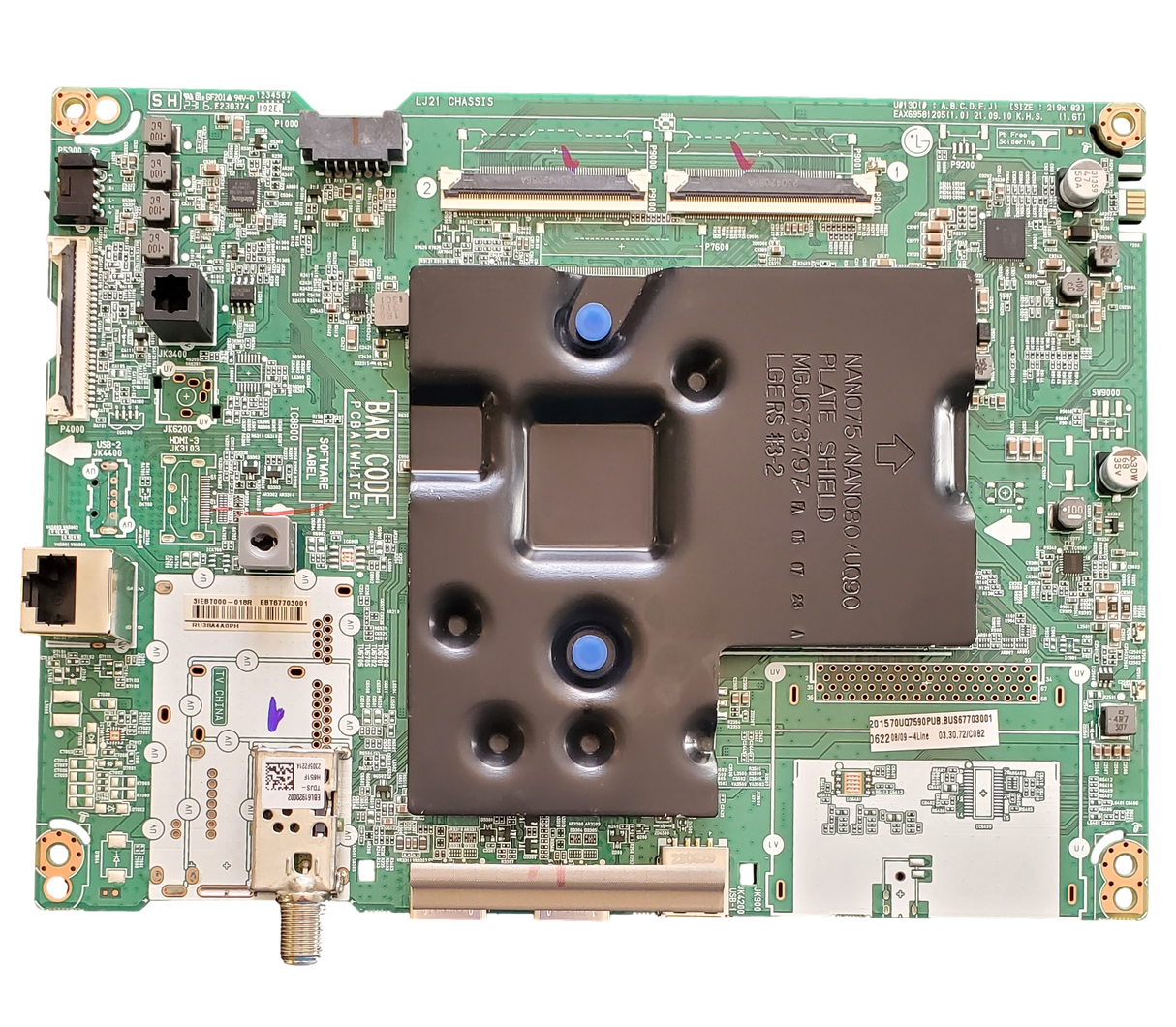 EBT67703001 LG Main Board, EBT67703001 , EAX69581205(1.0) ,  70UQ7590PUB