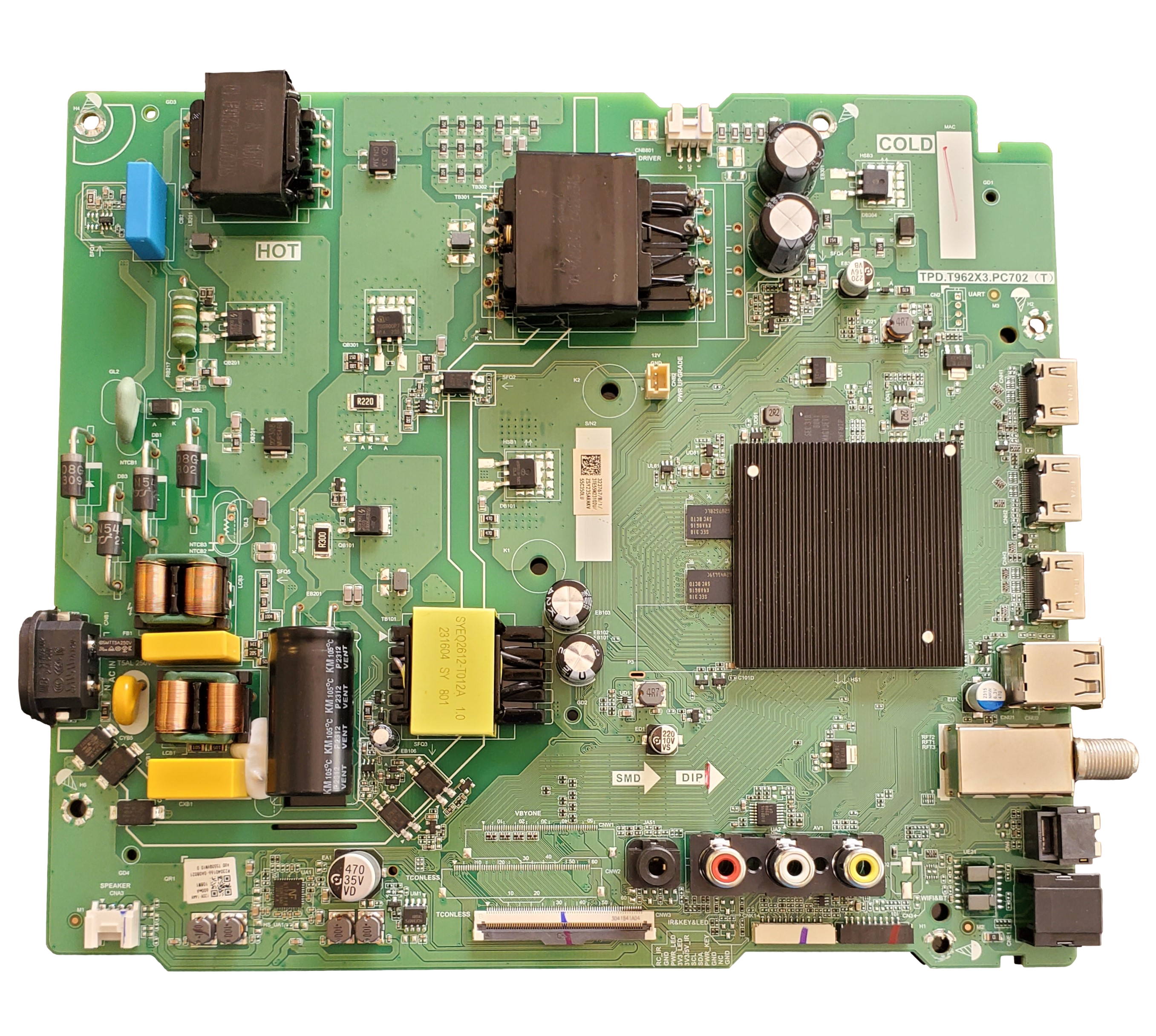 323767 Toshiba Main Board/Power Supply, 55C350LU, TPD.T962X3.PC702