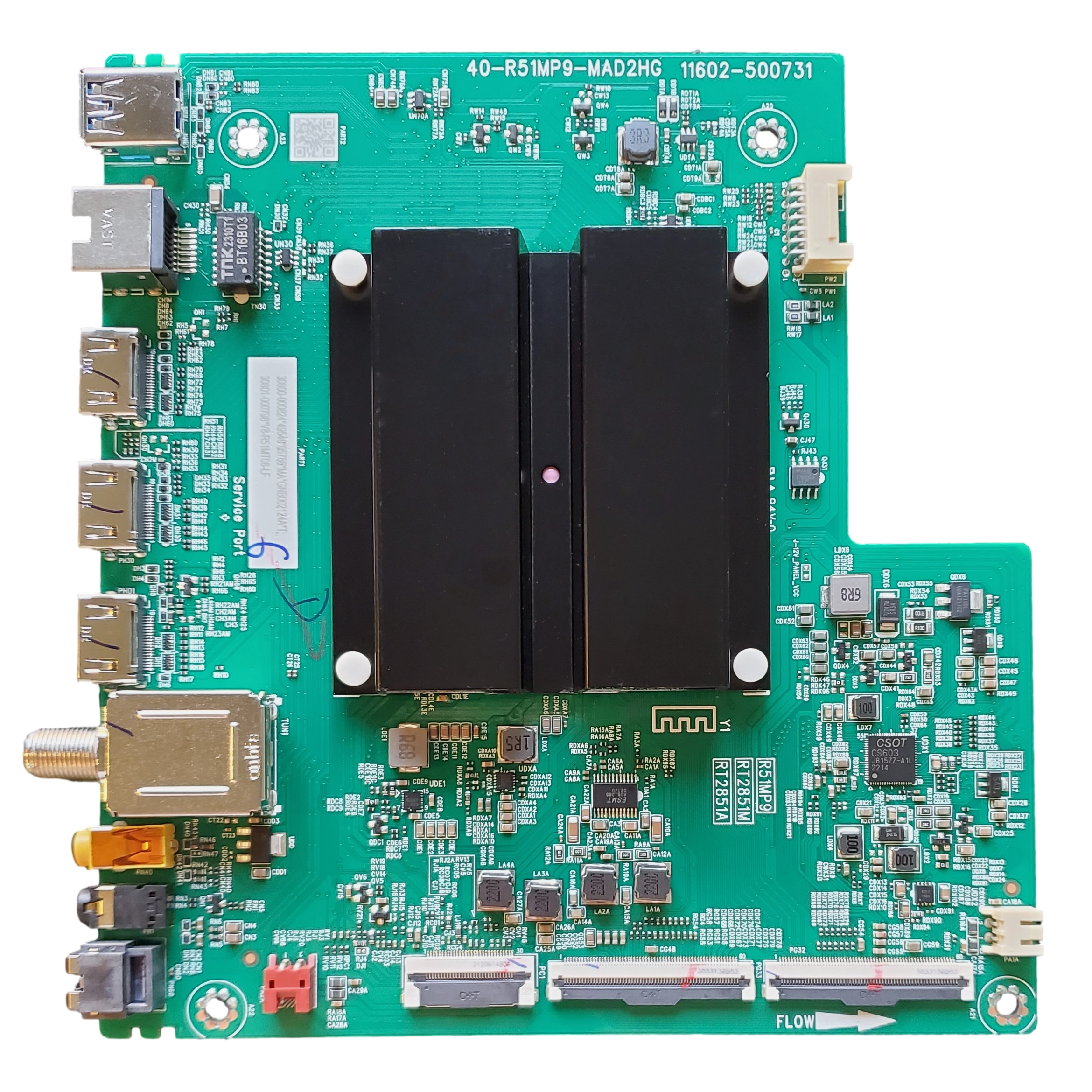30800-000824 TCL Main Board, 30801-000798, 40-R51MP9-MAD2HG