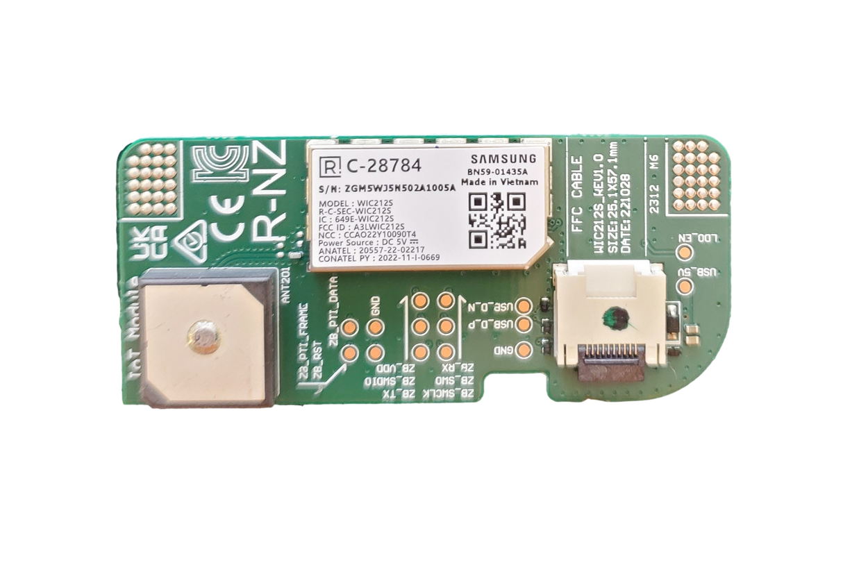 BN59-01435A Samsung Wifi Board, 649E-WIC212S, QN85Q80CAFXZA, QN75QN95CAFXZA, QN65Q60CAFXZA, QN55QN85CAFXZA, QN75QN85CAFXZA, QN65S90CAFXZA