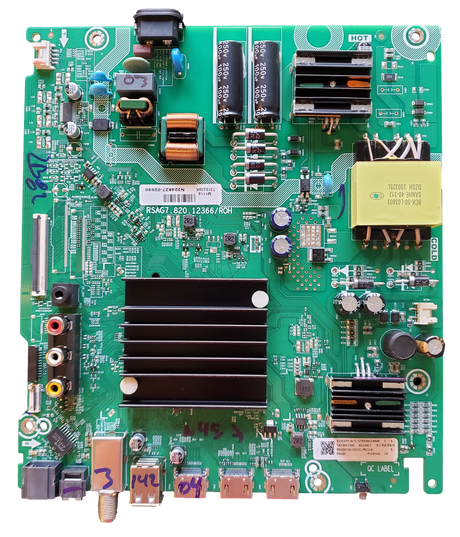 315237 Hisense Main Board, 315236K, 315237K, RSAG7.820.12366/ROH, 55A6H