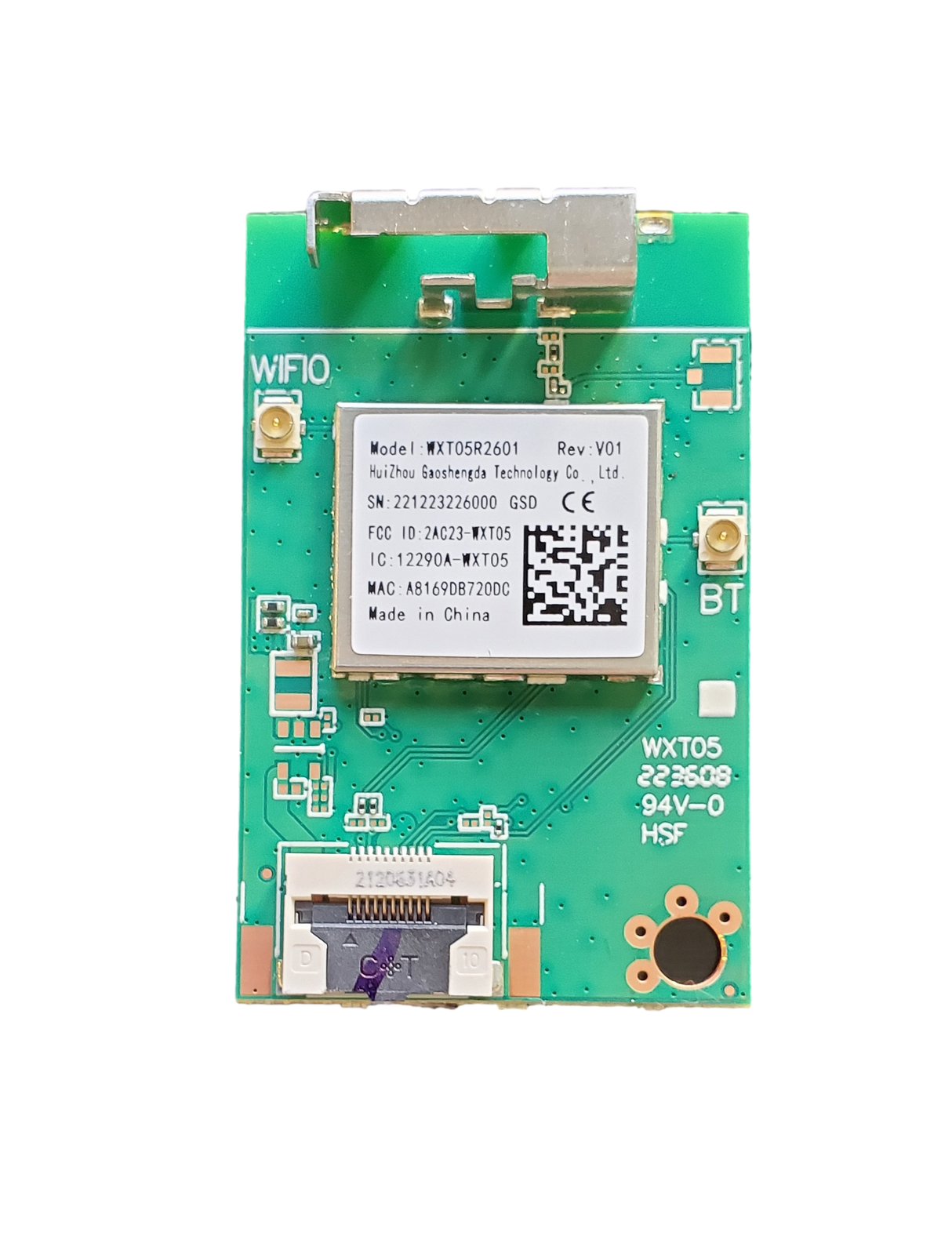 WXT05R2601, Onn Wi-Fi Board, WXT05, 65R6A5X