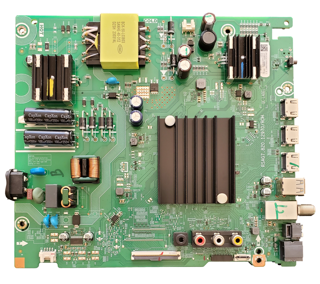 55A65K-Main Hisense Main Board, 335414, 335415C, RSAG7.820.12970/ROH, 55A65K