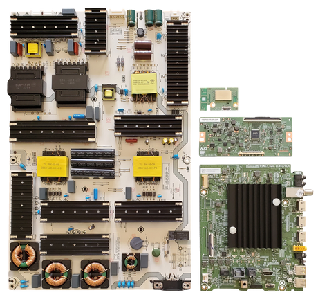 85A6H Hisense TV Repair Parts Kit, 326972 / 315846 Main Board, 315841 Power Supply, 55.85T14.C06 T-Con, 1265032 Wifi, 85A6H