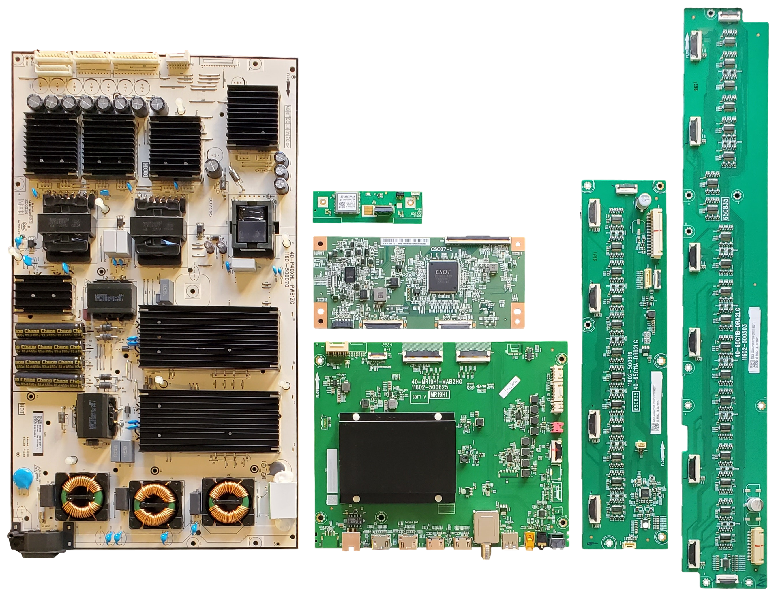65R655 TCL TV Repair Parts Kit, 30800-000547 Main Board, 30805