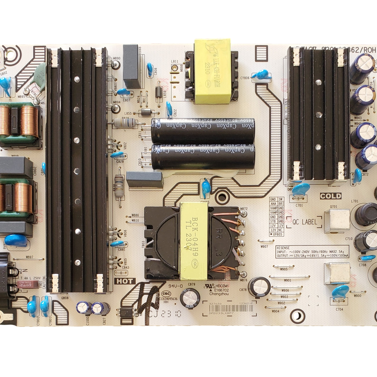 327636 Hisense Power Supply / LED Driver Board 12362 P RSAG7 820 123