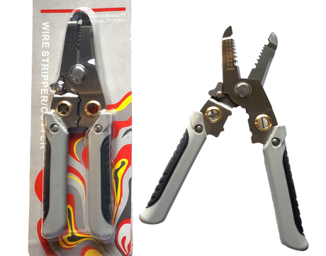 WS-1 Wire Stripper / Crimper Tool, Quality steel wire stripper with crimper, cutter and pliers