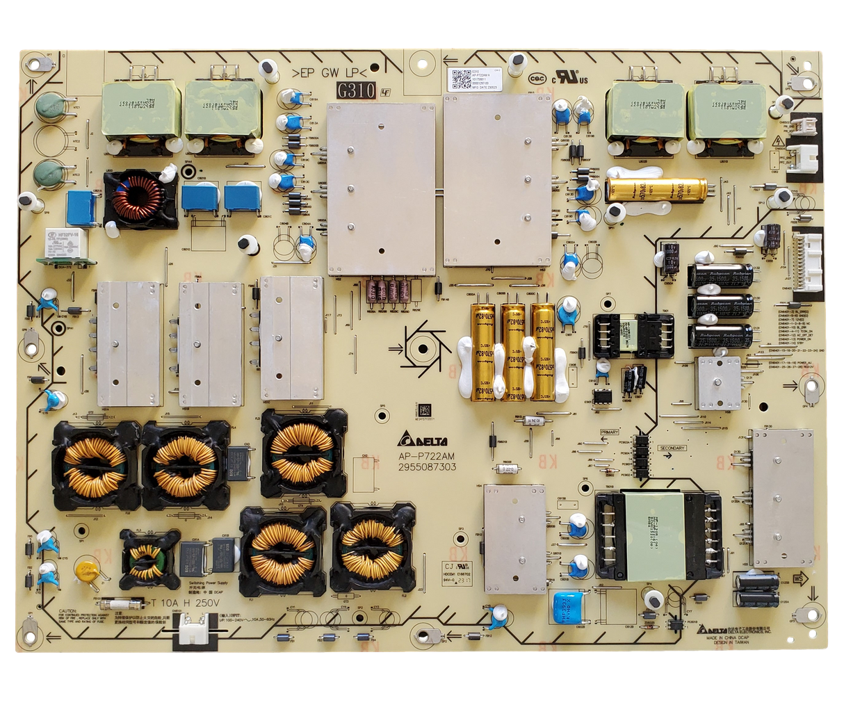 1-017-588-11 Sony Power Supply, 101758811, AP-P72AM, XR-77A95L