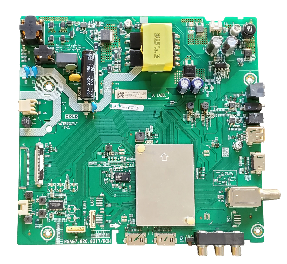 246363 Hisense Main Board, RSAG7.820.8317/ROH, 233809B, 233811B, HU43N2170FWR, 43H4E