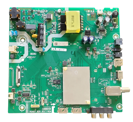 246363 Hisense Main Board, RSAG7.820.8317/ROH, 233809B, 233811B, HU43N2170FWR, 43H4E