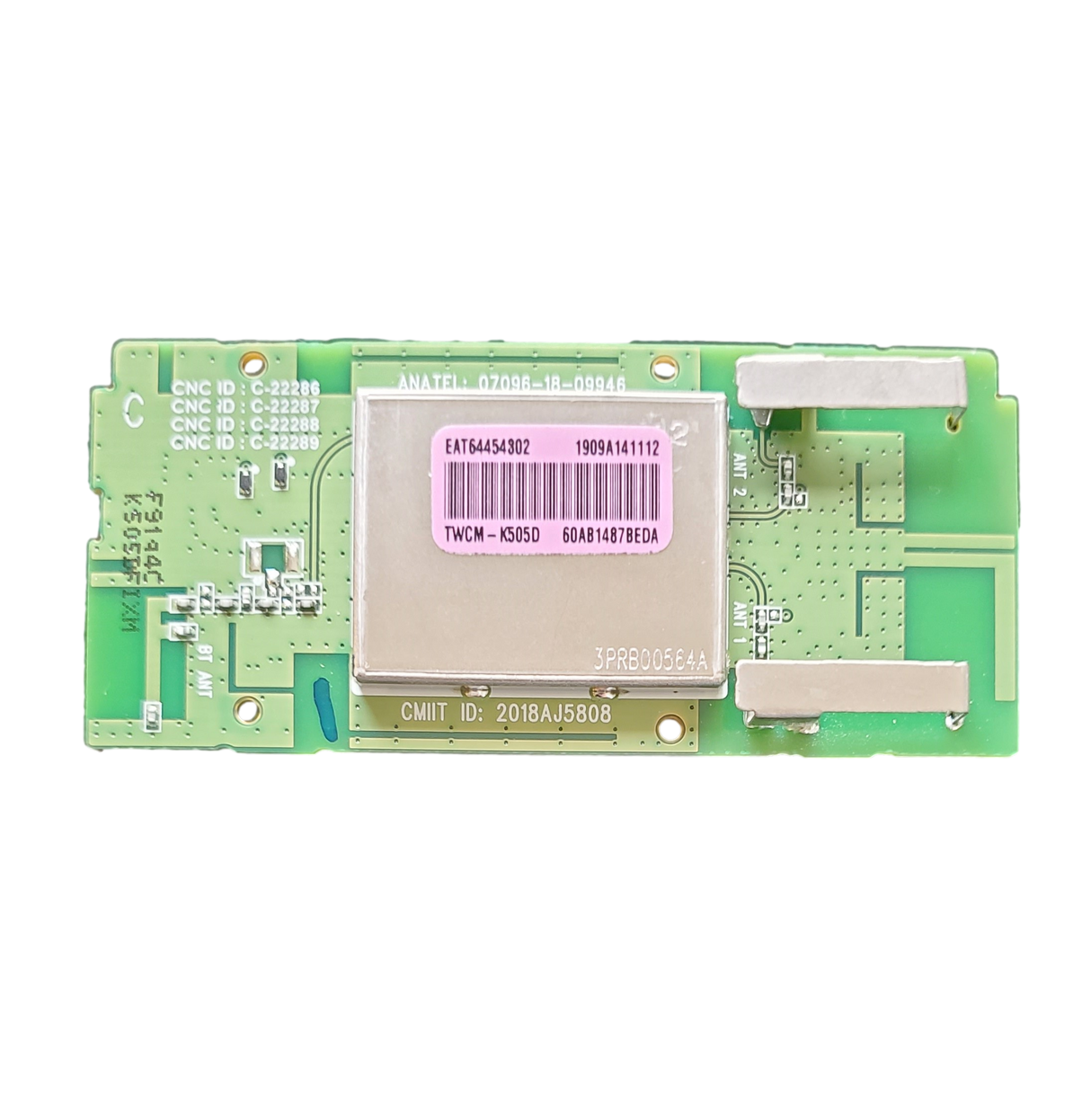 EAT64454302 LG Wifi Board, TWCM-K505D, 82UM8070PUA.BUSJLJR, 82UM8070PUA