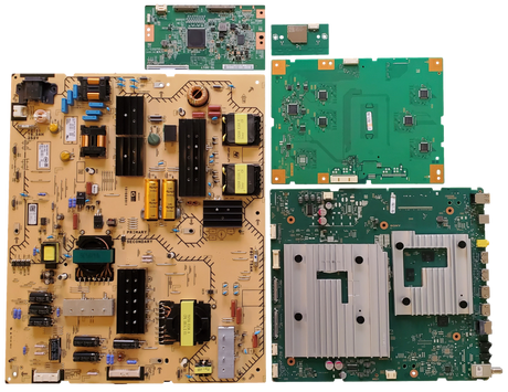 XR-75X90L Sony TV Repair Parts Kit, A-5056-903-A Main Board, 1-017-135-11 Power Supply, 1-017-158-11 T-Con, A-5052-301-A LED Driver, 1-005-419-14 Wifi, XR-75X90L, XR-75X90CL