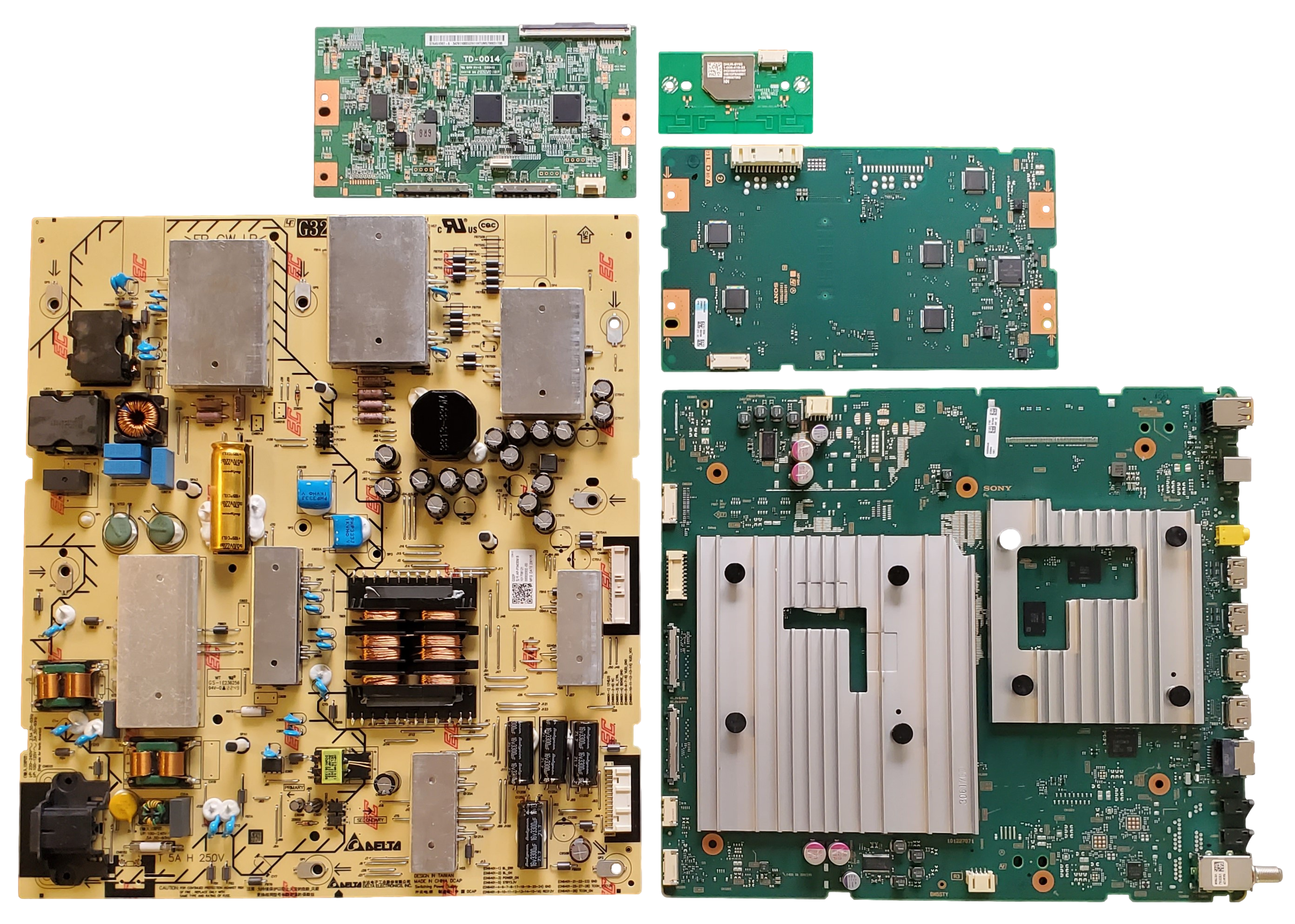XR-65X90L Sony TV Repair Parts Kit, A-5056-903-A Main Board, 1-017