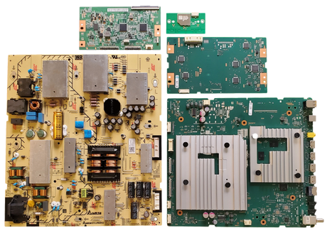 XR-65X90L Sony TV Repair Parts Kit, A-5056-903-A Main Board, 1-017-061-21 Power Supply, 1-017-156-11 T-Con, A-5052-294-A LED Driver, 1-005-419-33 Wifi, XR65X90L, XR-65X90L