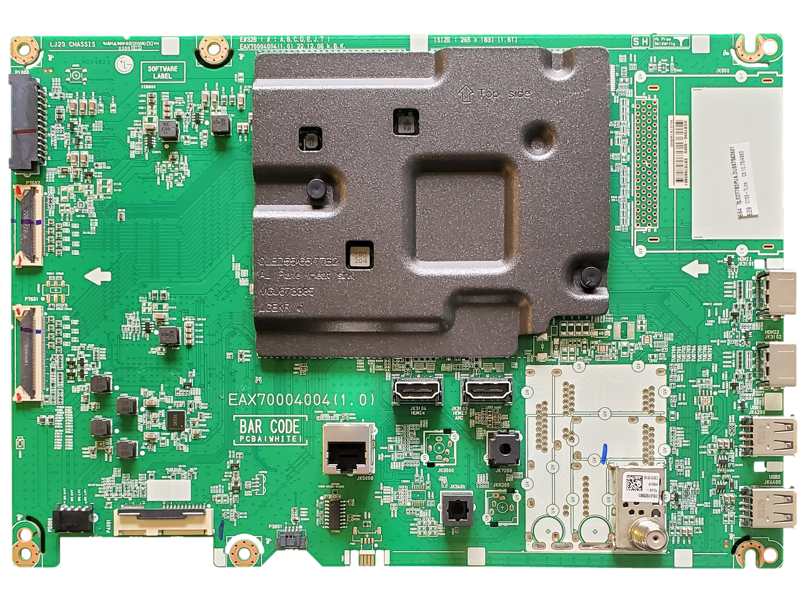 EBT67563601 LG Main Board, EAX7004004(1.0), OLED77B3PUA.DUSQLJR