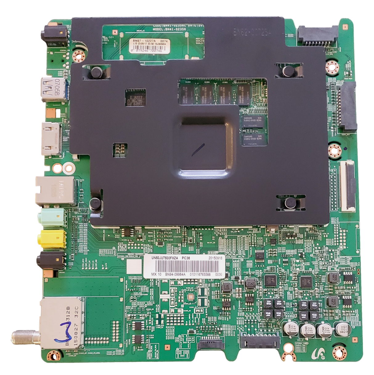 BN94-09984A Samsung Main Board, BN97-10227A, BN41-02356C, UN50JU7500FXZA