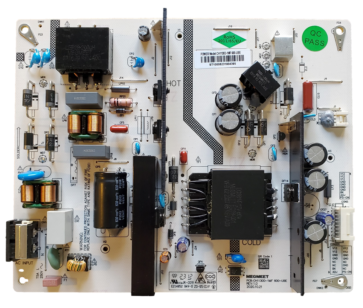 CH1130D-1MF-600-UBE ONN Power Supply, CH1130D-1MF 600-UBE, 100097811