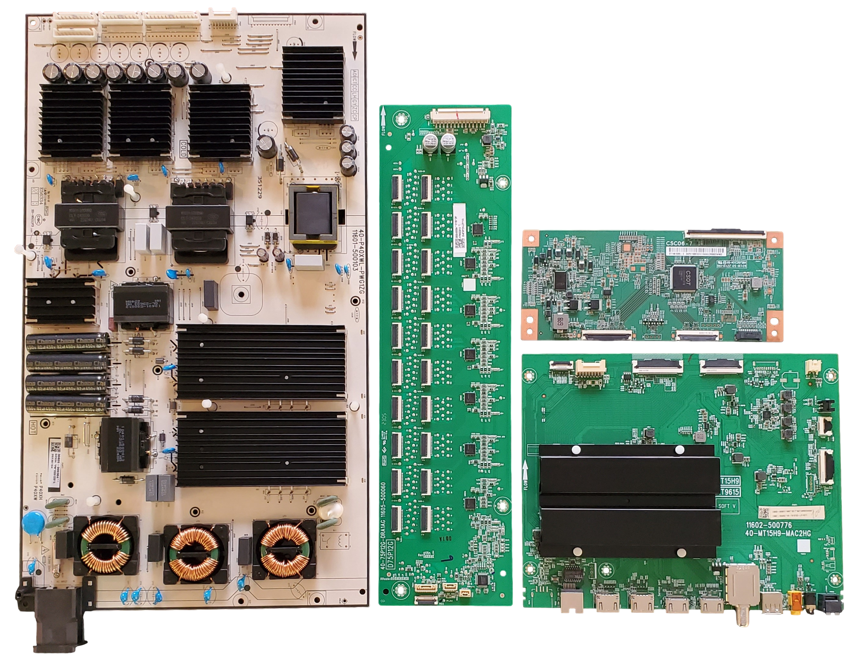 75Q750G TCL TV Repair Parts Kit, 30800-000879 Main Board, 30805