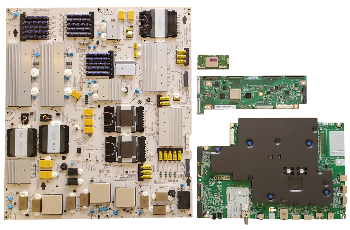 OLED65G3PUA LG TV Repair Parts Kit, EBT67523203 Main Board, EBR38168421 Power Supply, 6871L-7244A T-Con, EAT65164801 Wifi, OLED65G3PUA DUSQLJR, OLED65G3PUA