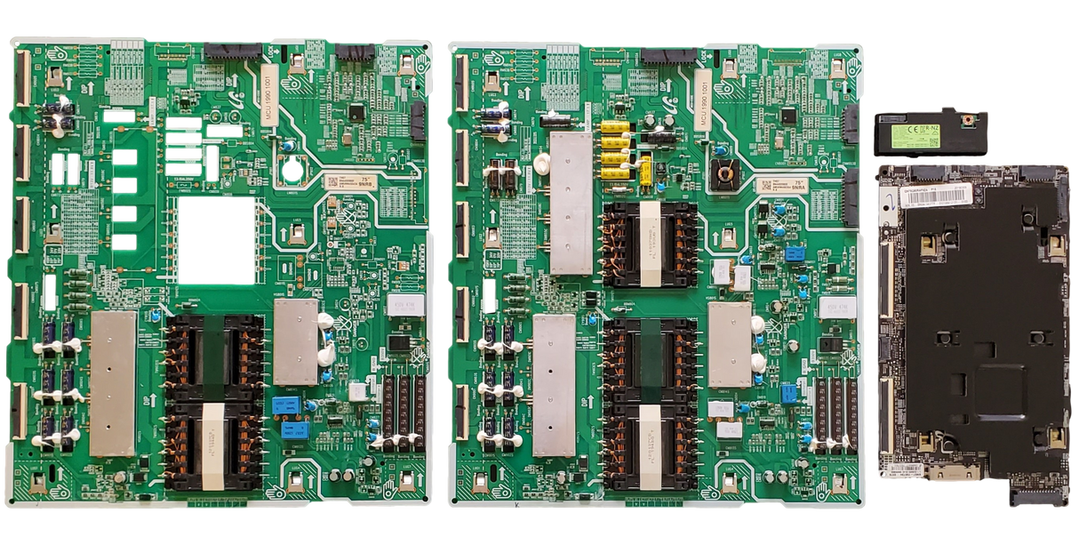 QN75Q90RAFXZA Samsung TV Repair Parts Kit, BN94-14077F Main Board, BN44-00980E LED Driver, BN44-00980F LED Driver, BN59-01314A Wifi, QN75Q90RAFXZA FA02, QN75Q90RAFXZA