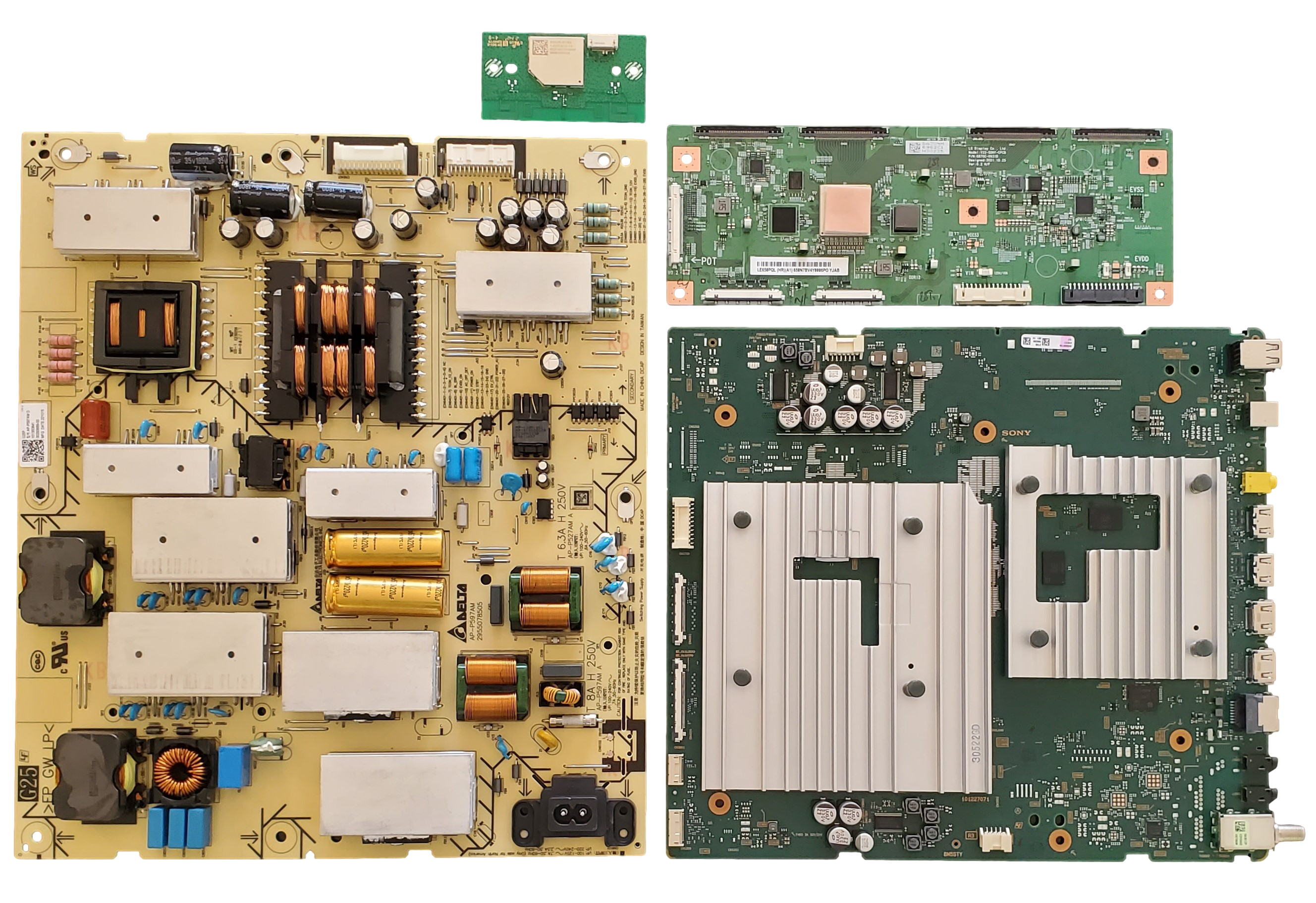 XR-65A80L Sony TV Repair Parts Kit, A-5056-923-A Main Board, 1-013