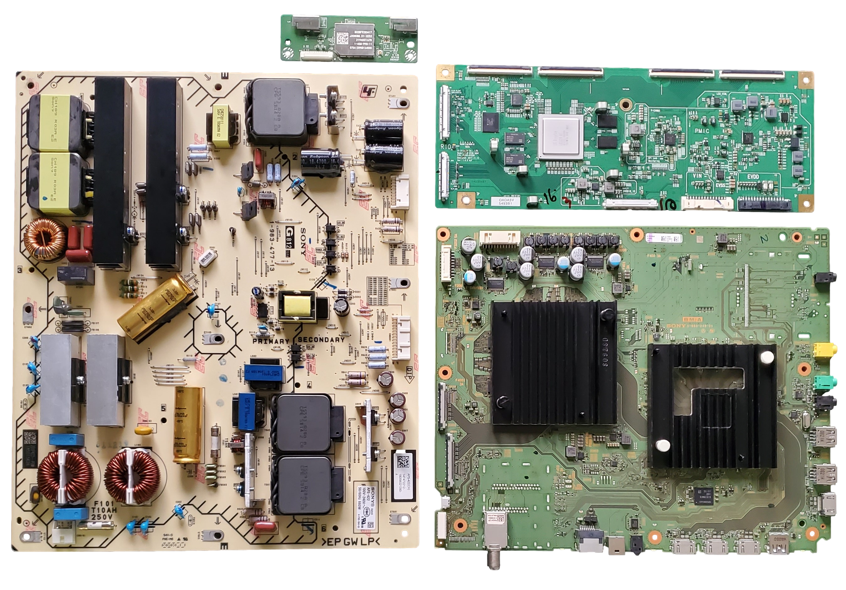 XBR-65A8F Sony TV Repair Parts Kit, A-2197-300-A Main Board, 1-474 XBR-65A8F Sony TV Repair Parts Kit, A-2197-300-A Main Board, 1-474