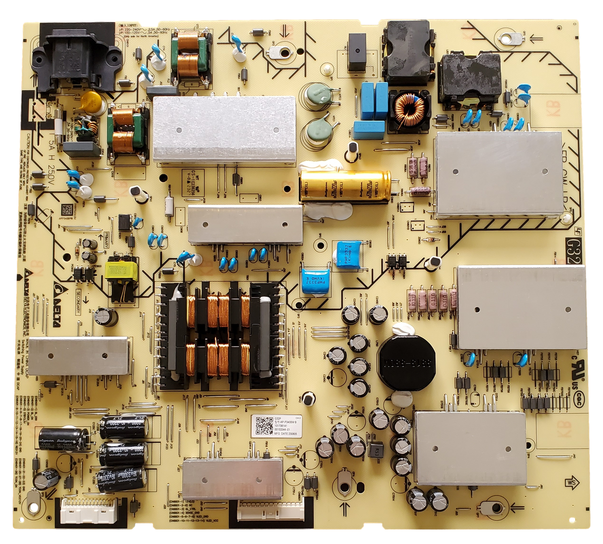 1-017-061-41 Sony Power Supply Board, 101706141, AP-P340BM B, XR-65X90L