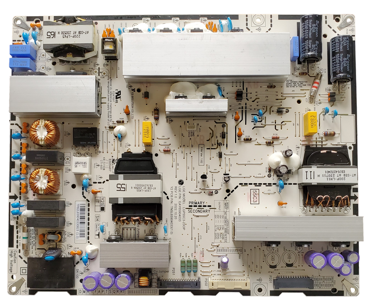 EAY65904033, LG Power Supply Board, LGP55C3-23OP, OLED55C3PUA.DUSQLJR, OLED55C3PUA